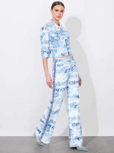 WEEZY PRINTED JEAN - Cheateau