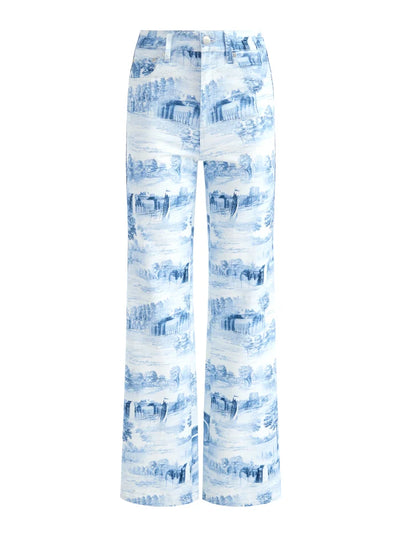 WEEZY PRINTED JEAN - Cheateau