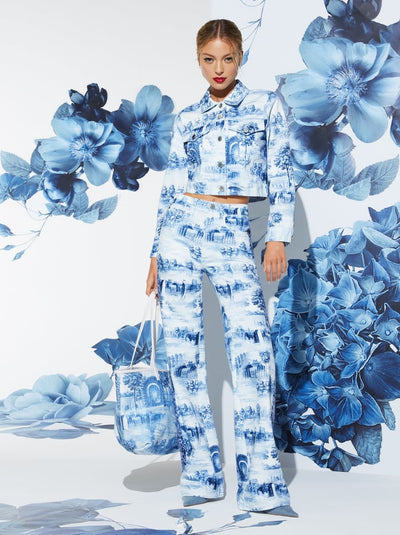 WEEZY PRINTED JEAN - Cheateau