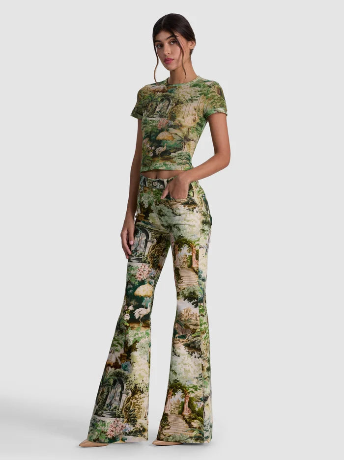 Beautiful HR Bell - Green Print
