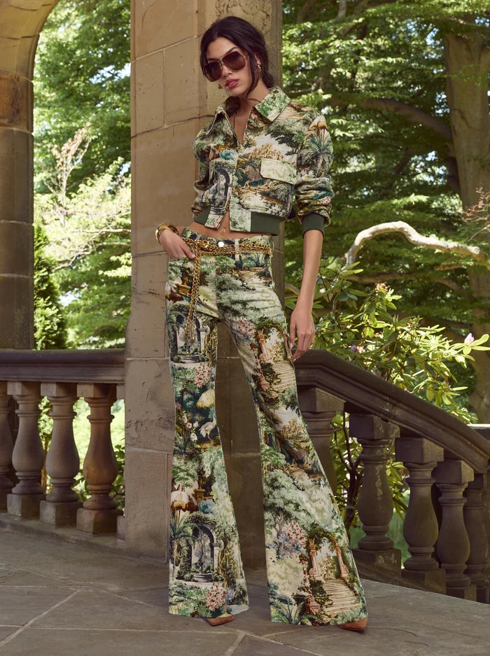 Beautiful HR Bell - Green Print