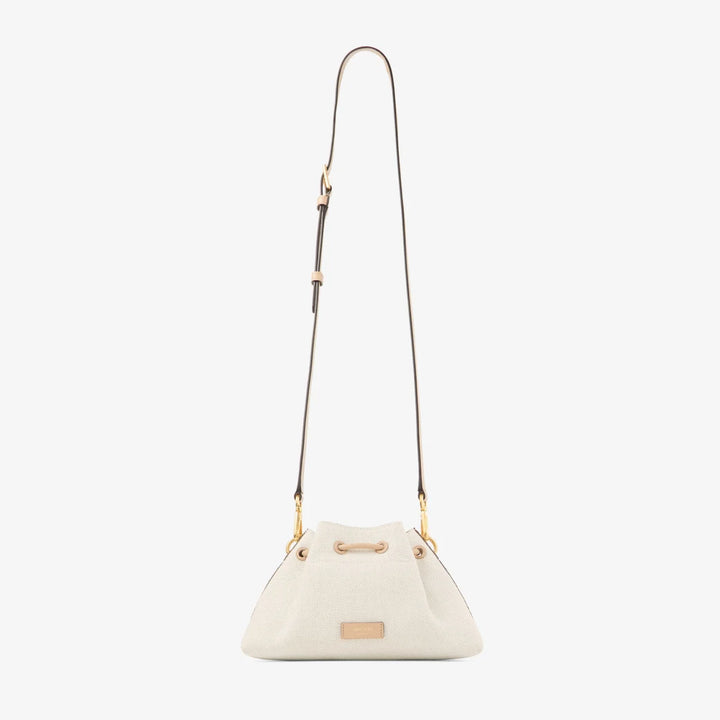 Cinch Small Canvas Bag - Beige