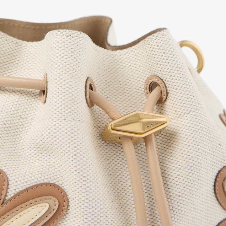 Cinch Small Canvas Bag - Beige