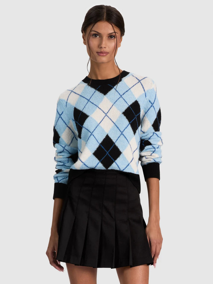 Carolee Crewneck - Blue Multi