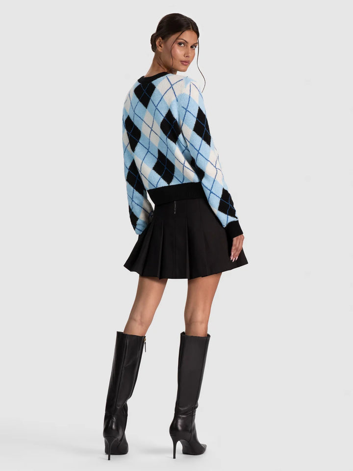 Carolee Crewneck - Blue Multi