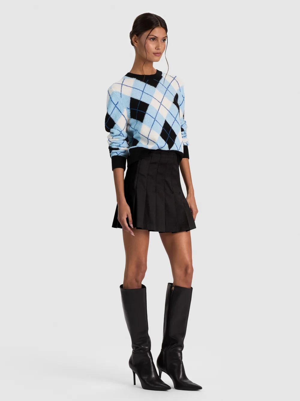 Carolee Crewneck - Blue Multi