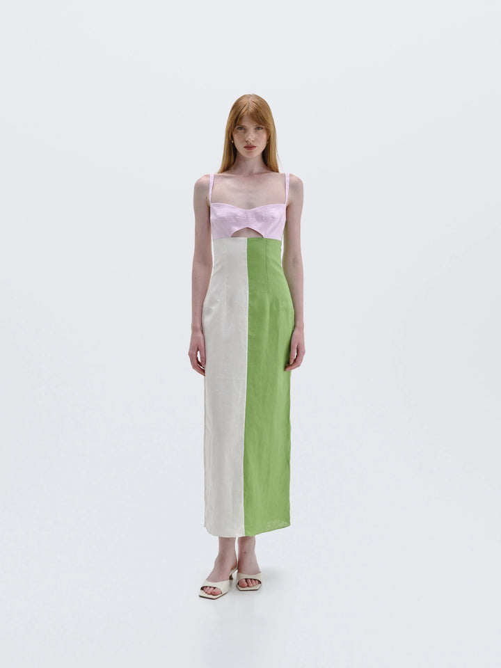 Nara Dress - Green Multi