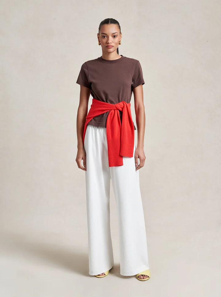 Cotton Colby Pant - White