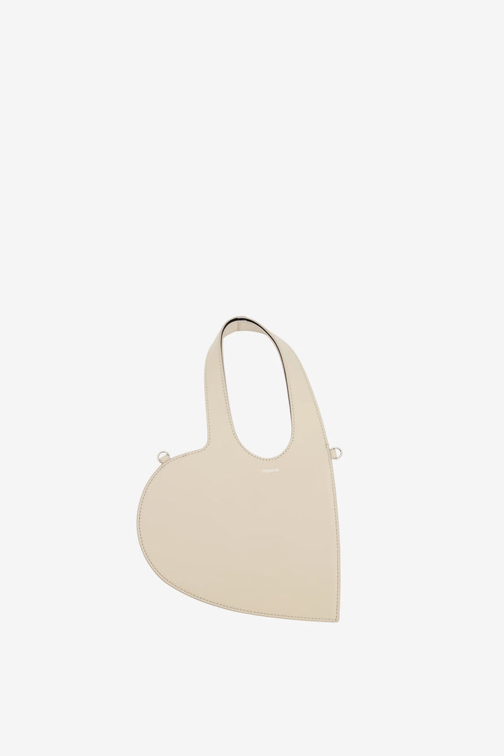 Mini Heart Tote - Beige