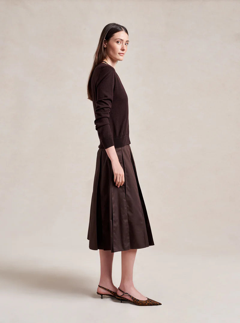 Cora Skirt - Chocolate