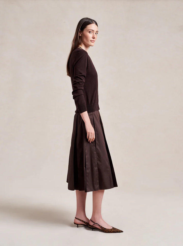 Cora Skirt - Chocolate