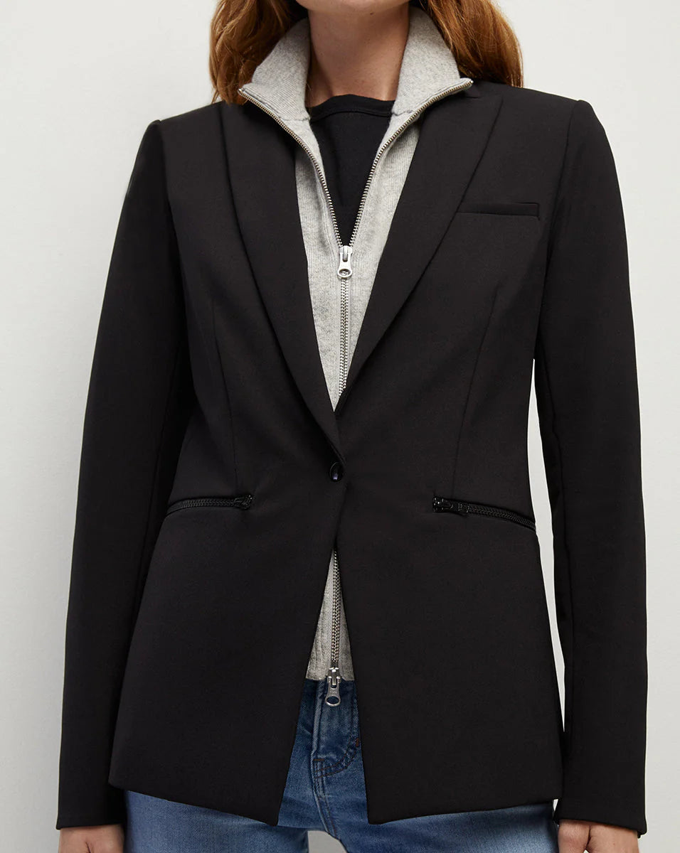 Iconic Scuba Dickey Jacket - Black