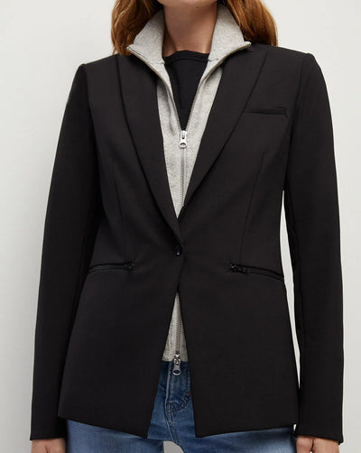Iconic Scuba Dickey Jacket - Black