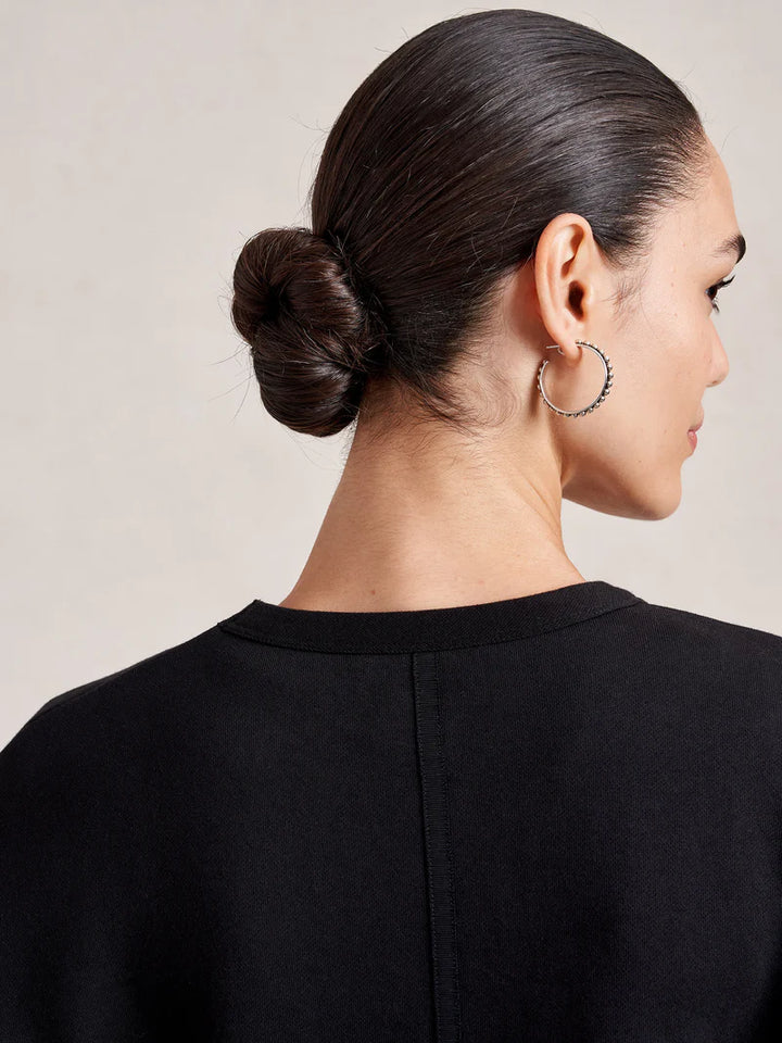 Cropped James Sweatshirt - Black