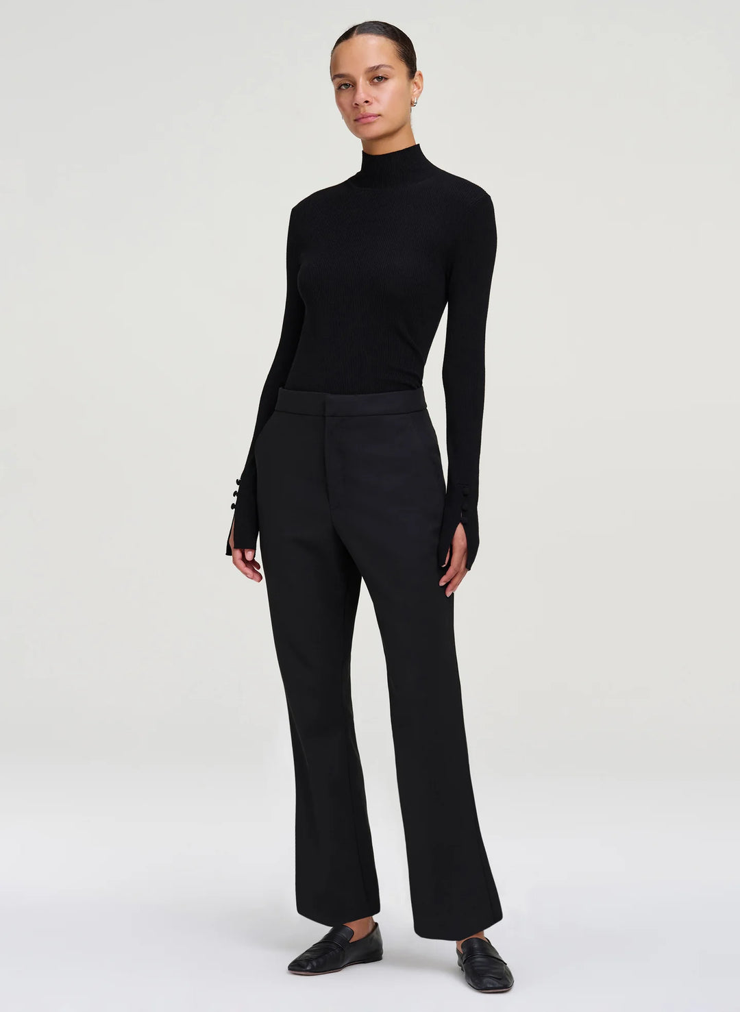 Cropped Sophie Pant - Black