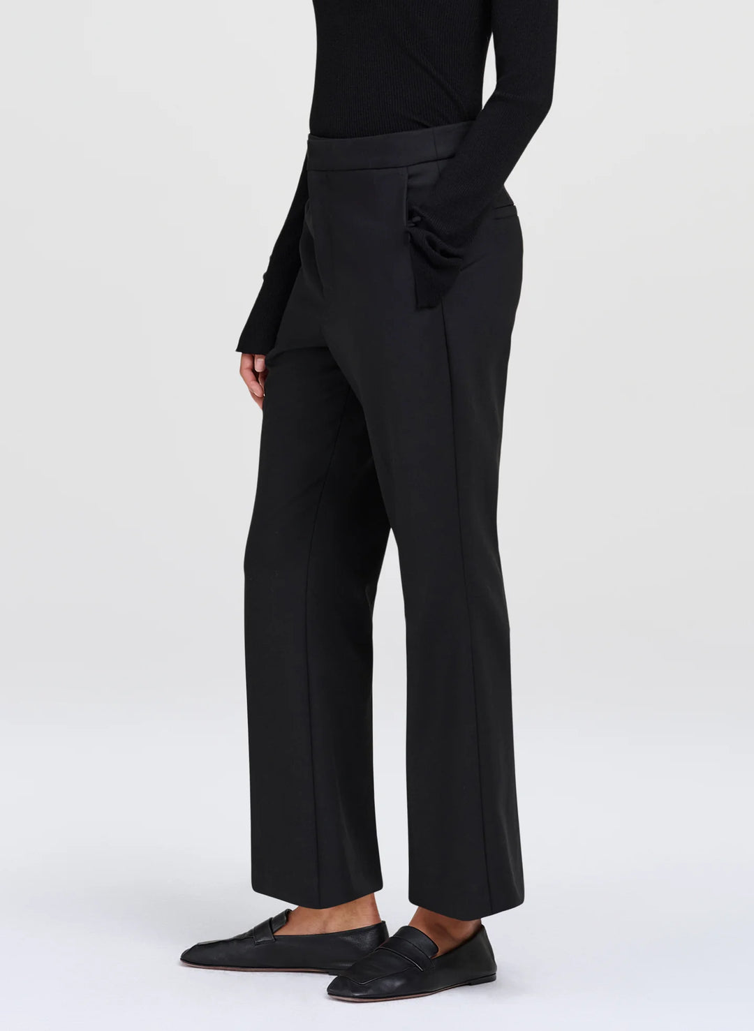 Cropped Sophie Pant - Black