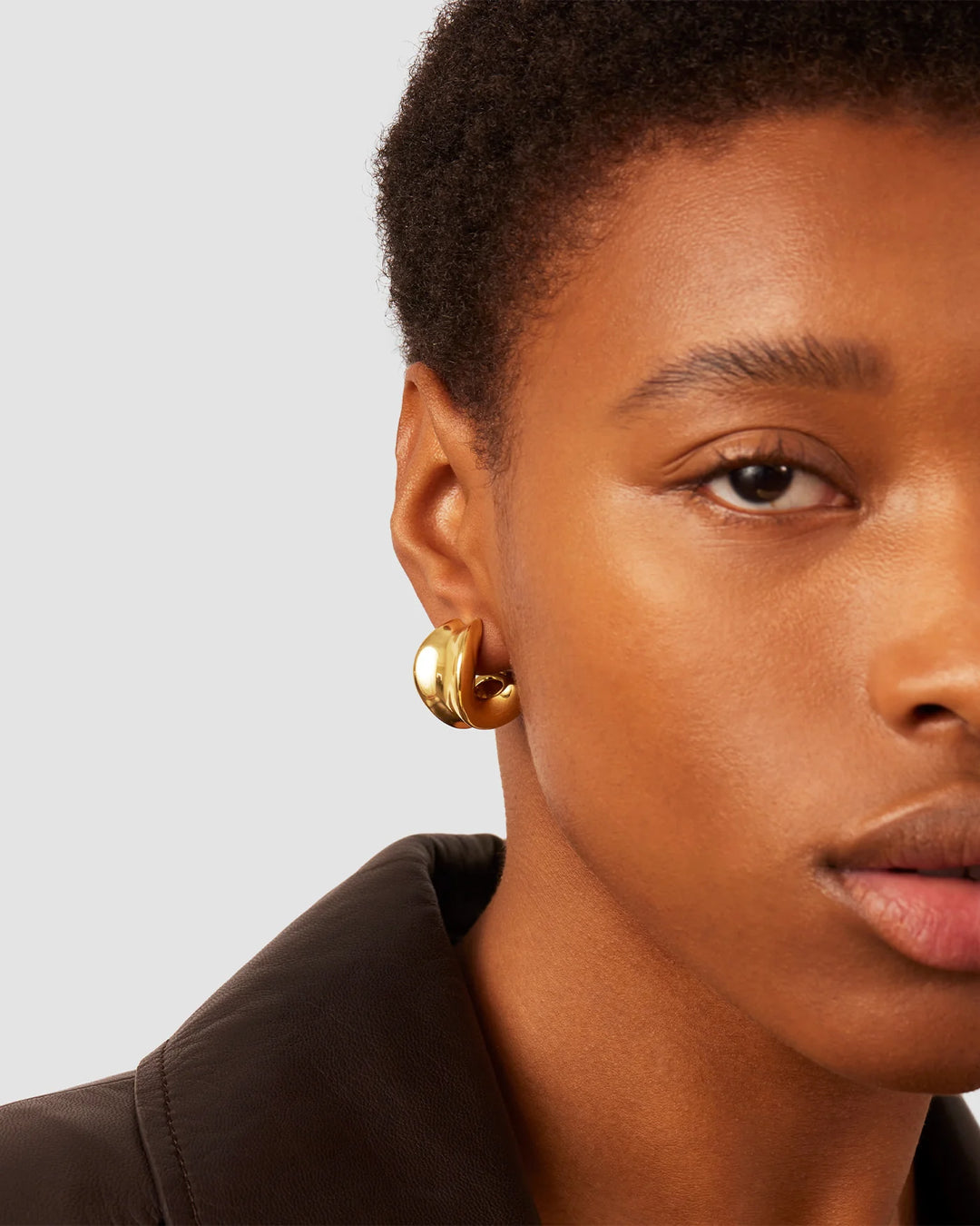 Chunky Doune Hoops - Gold