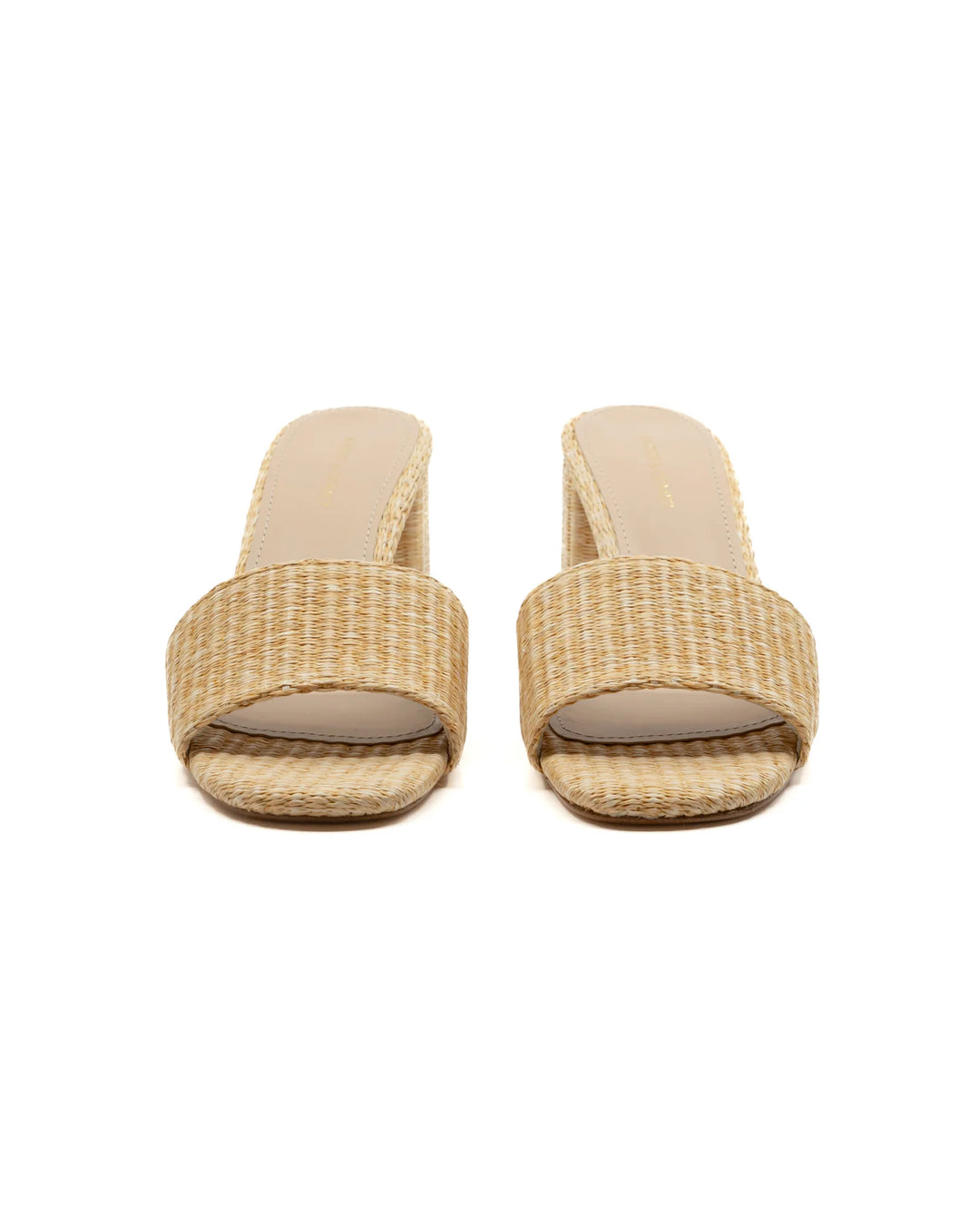 Claudia Natural Raffia Mule - Rattan