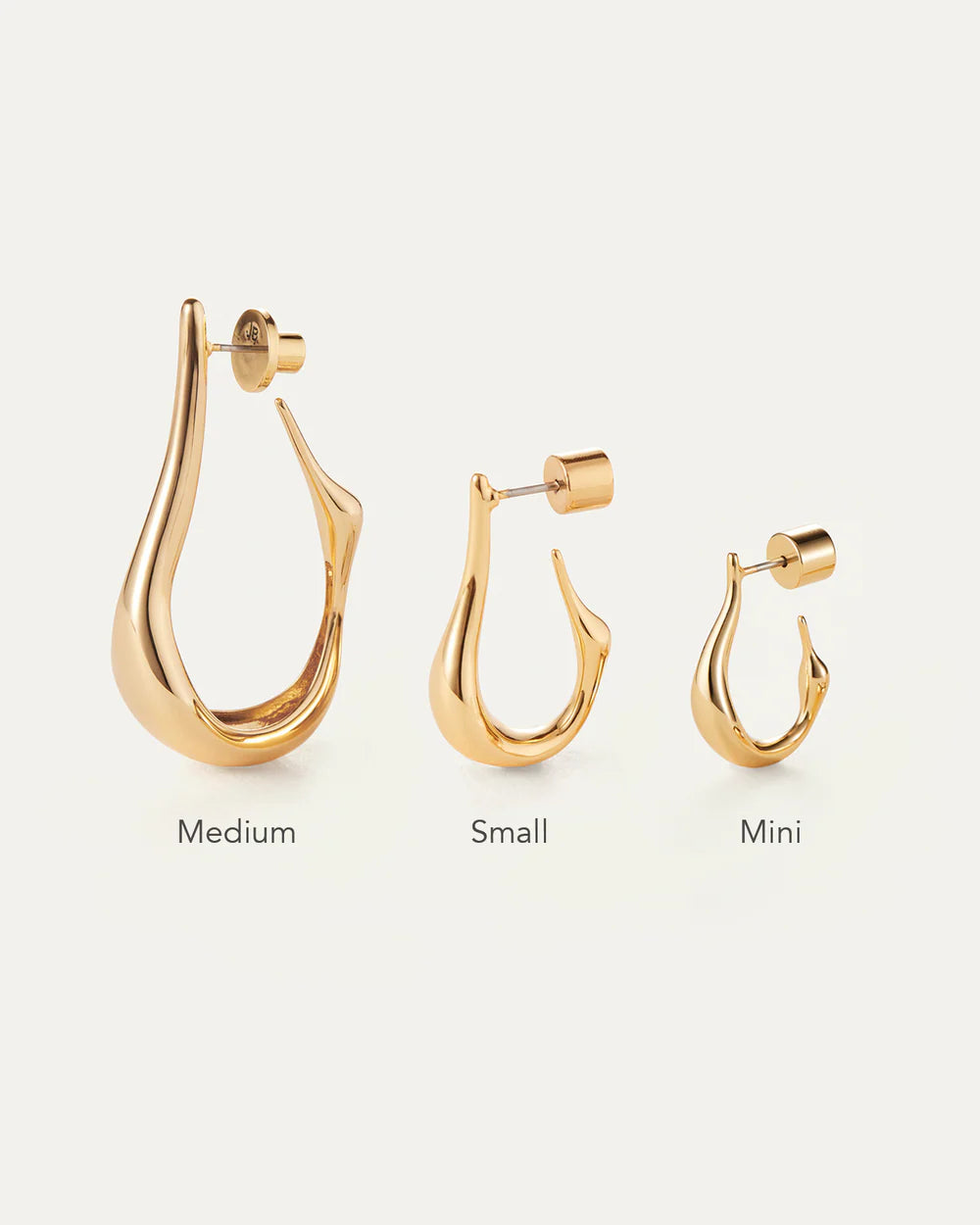 Colette Hoops Small - Gold
