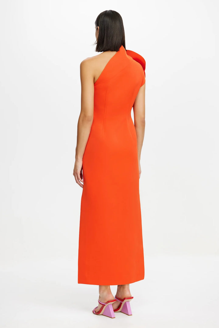 HAWKLEY MIDI DRESS - Rosso
