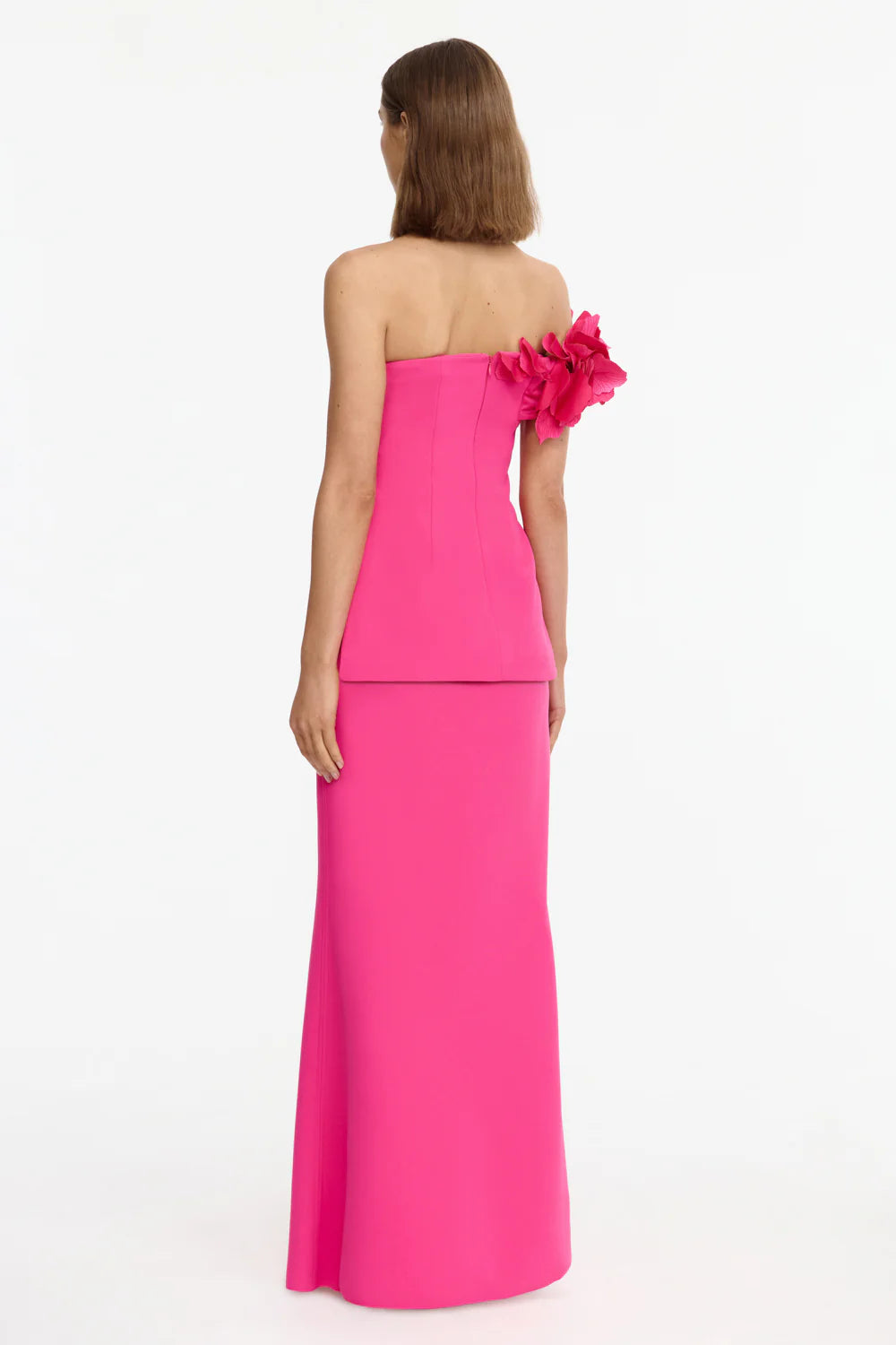 Frant Top and Garlands Skirt - Fuschia