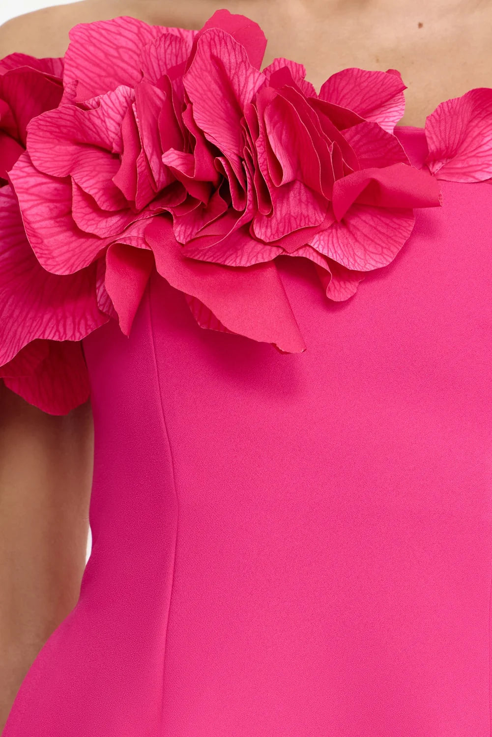 Frant Top and Garlands Skirt - Fuschia