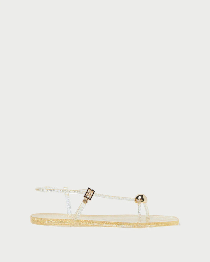 Dana Strappy Jelly Sandal - Champagne