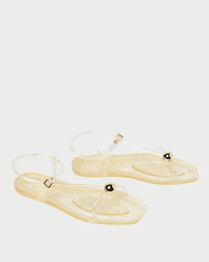 Dana Strappy Jelly Sandal - Champagne