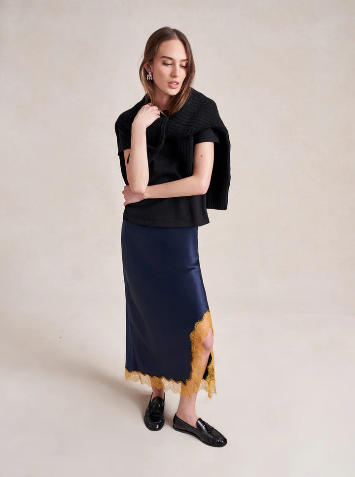 Demi Skirt - Midnight/Mustard