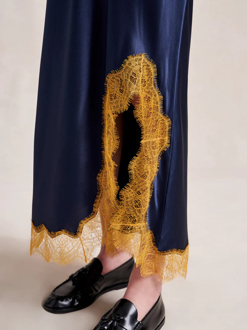 Demi Skirt - Midnight/Mustard
