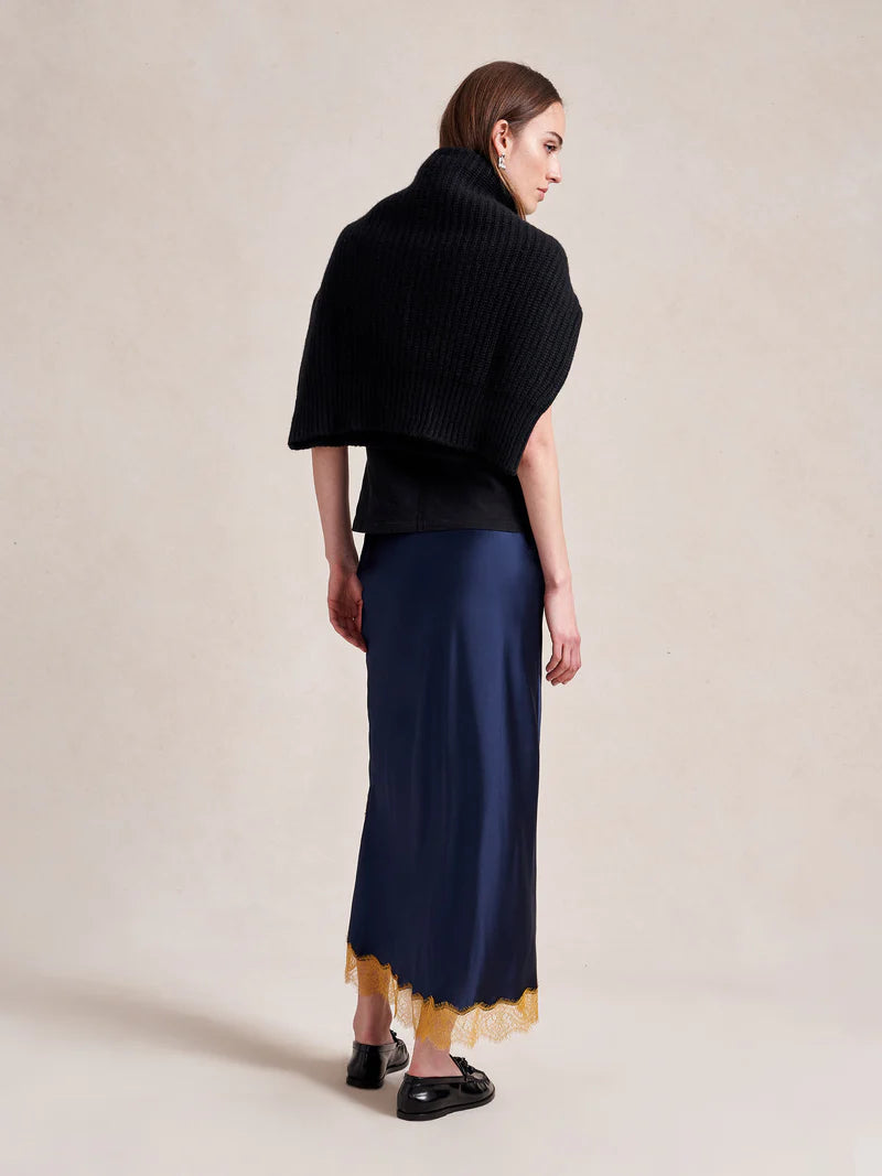 Demi Skirt - Midnight/Mustard