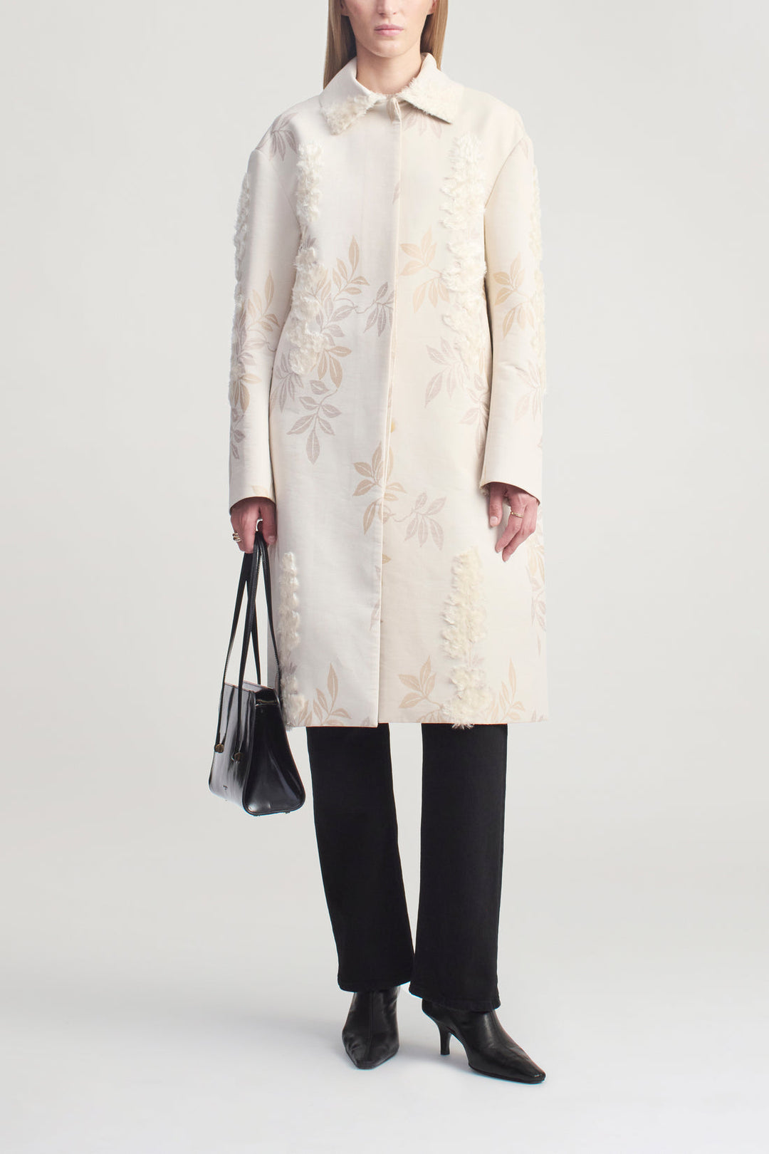 Lucien Car Coat - off white