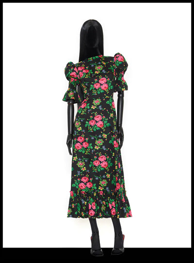 The Toto Dress - Black Multi