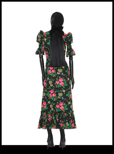 The Toto Dress - Black Multi