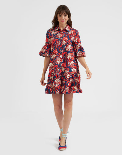 Choux Dress - Moonflower Navy