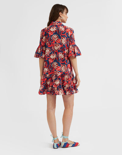 Choux Dress - Moonflower Navy