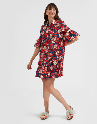 Choux Dress - Moonflower Navy