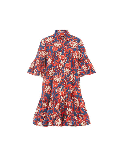 Choux Dress - Moonflower Navy