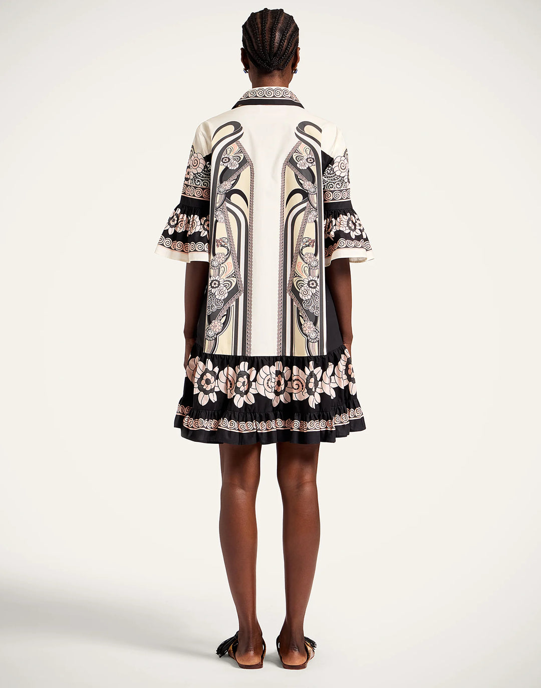 Choux Dress Placee - White Multi
