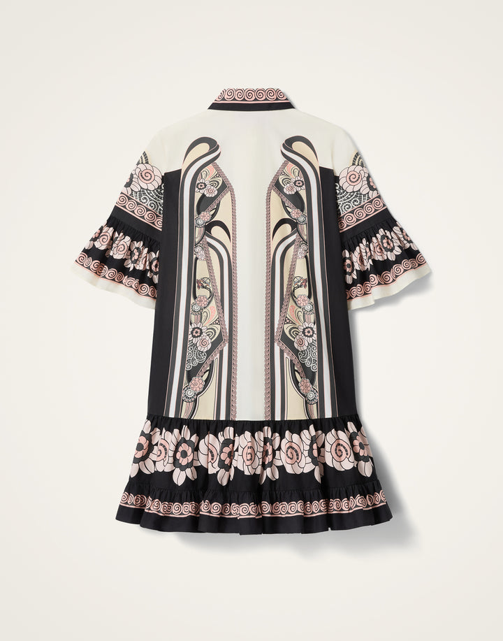Choux Dress Placee - White Multi