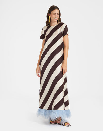 Swing Dress (With Feathers) - Veneziana