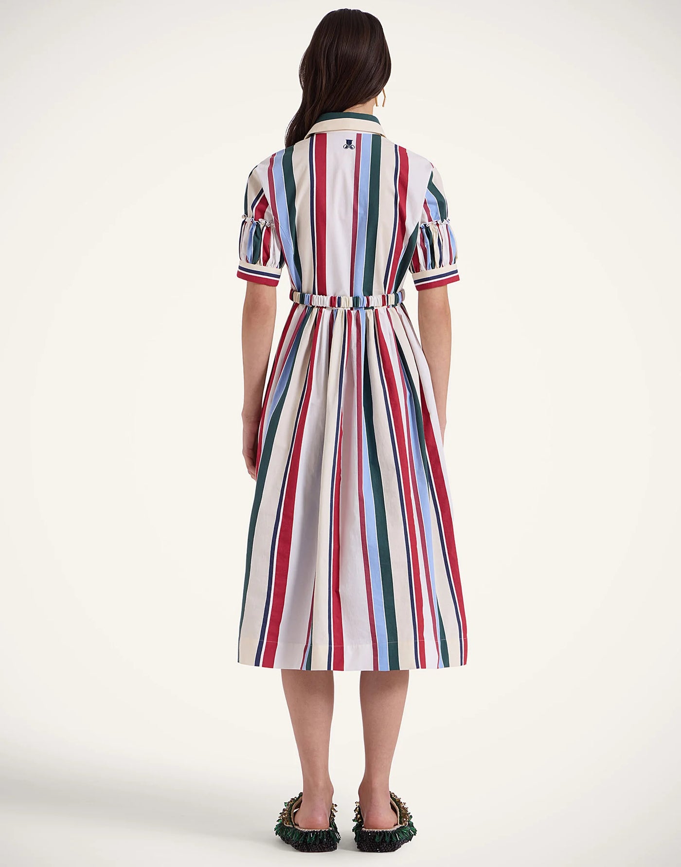 Libertine Dress - Stripes Multicolor in Jacquard