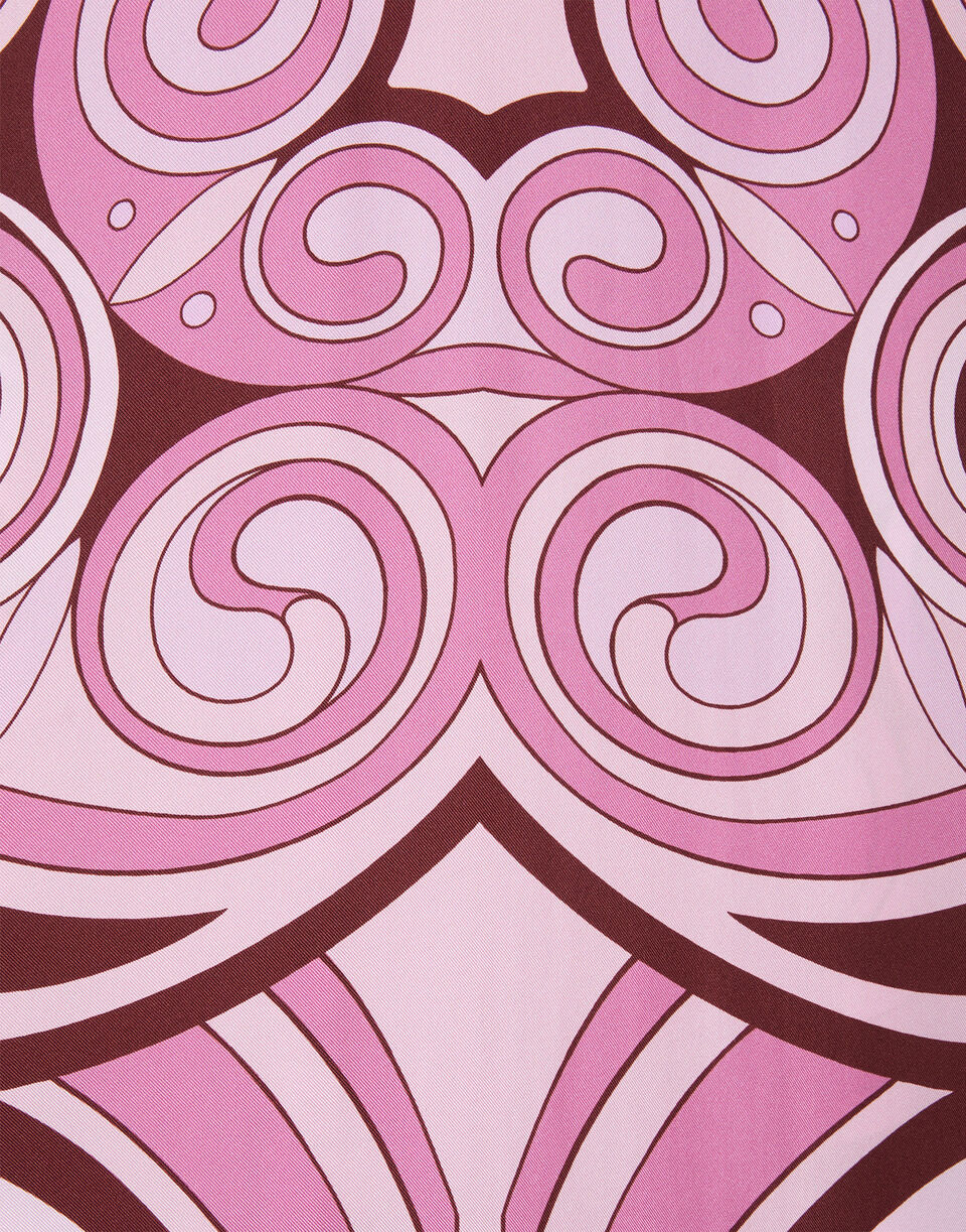 Swing Dress - Kells Swirl Placée Mauve