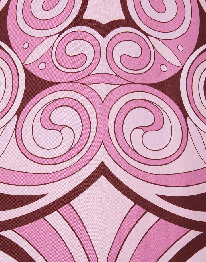 Swing Dress - Kells Swirl Placée Mauve