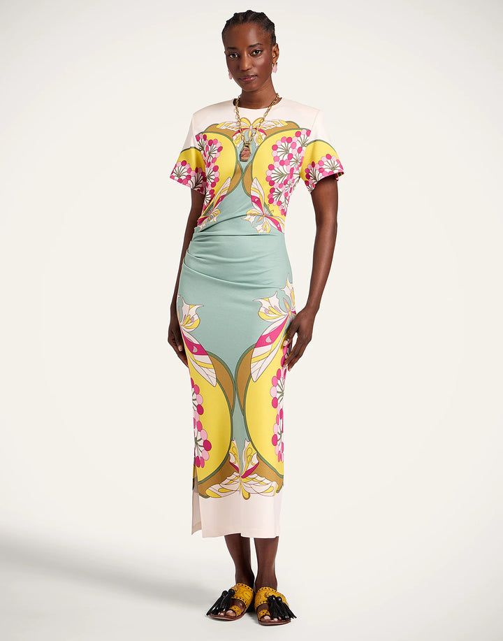 Lela Dress - Yellow Multi