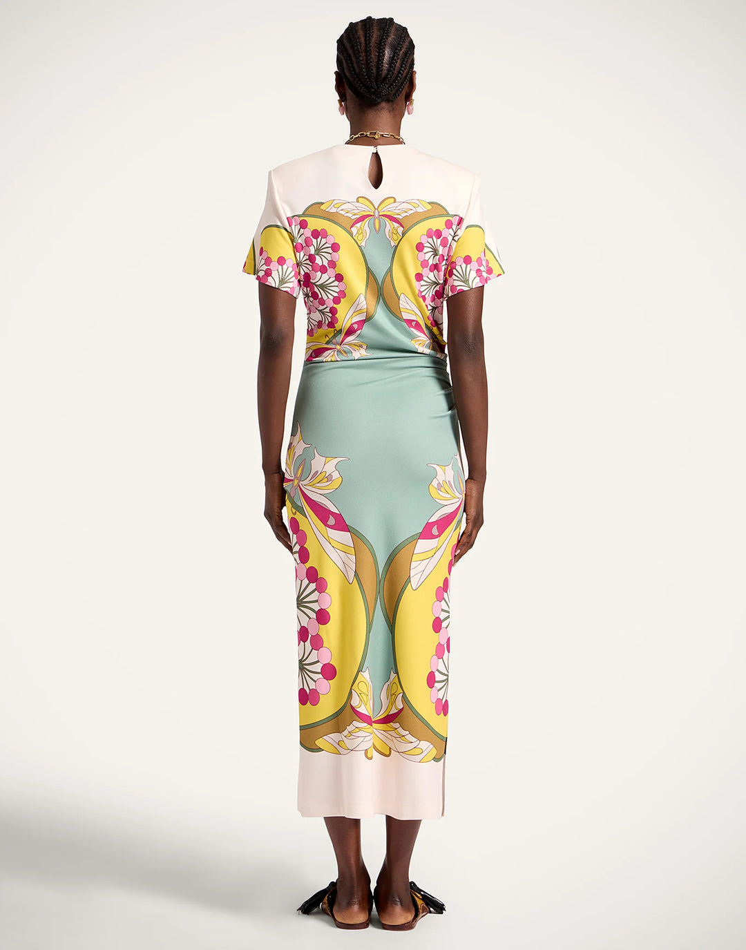 Lela Dress - Yellow Multi