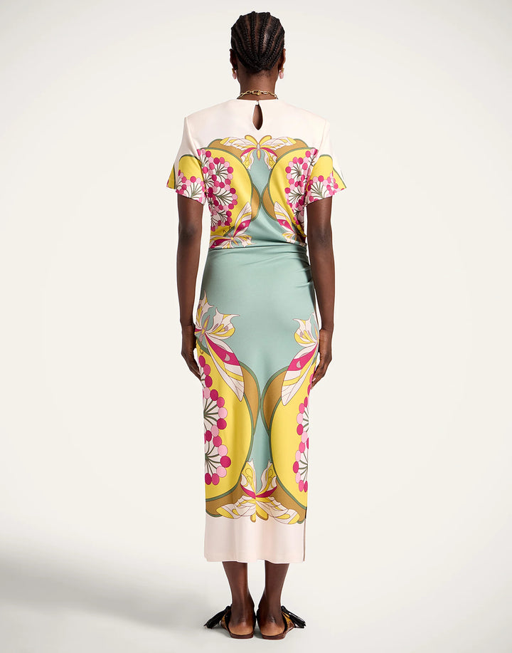 Lela Dress - Yellow Multi