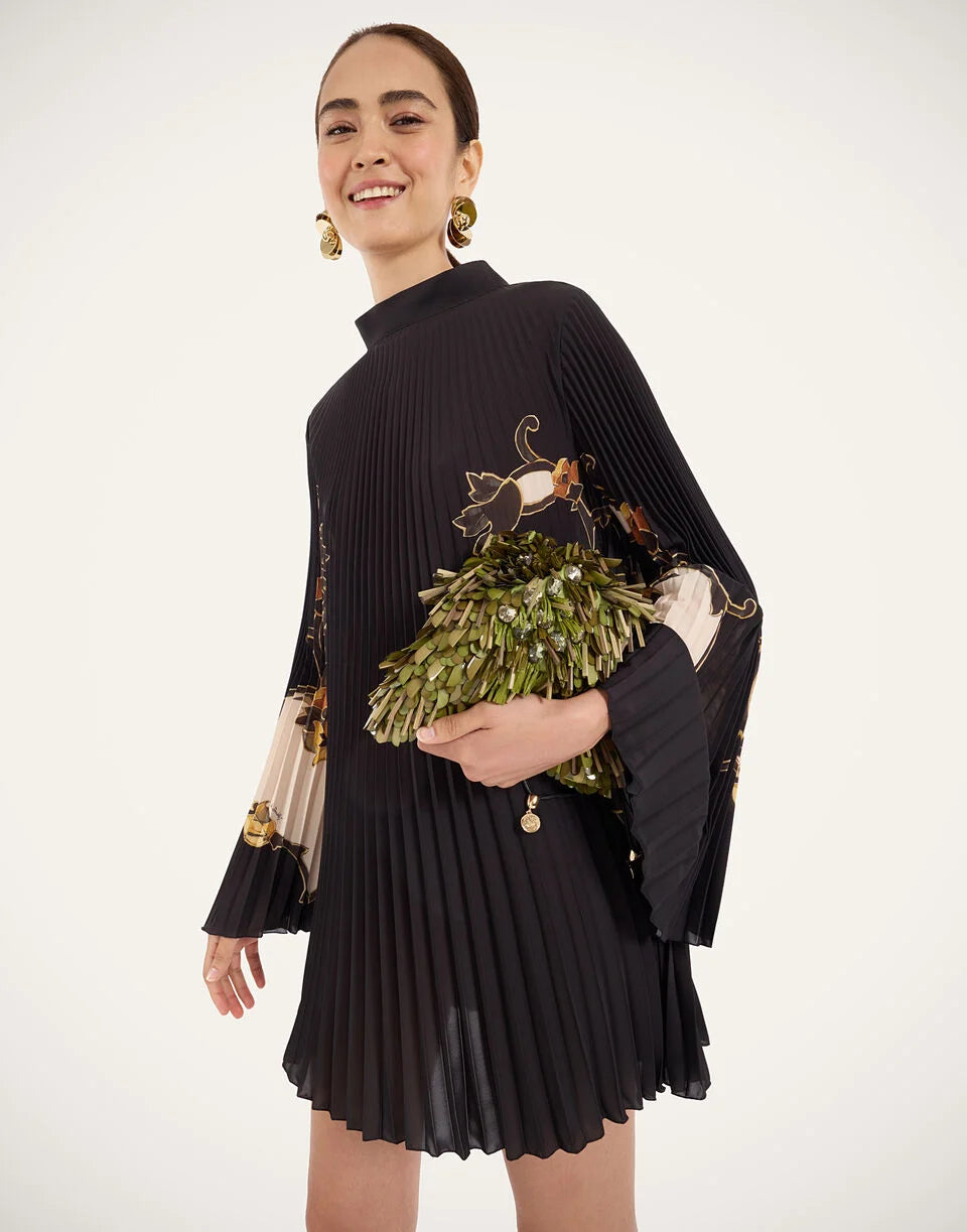 Twirling Tunic - Buttercup Placée Black
