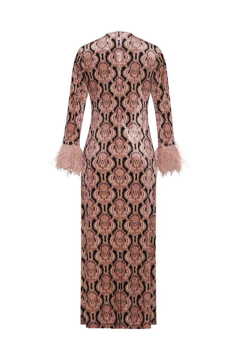 DANYA DRESS - Vintage Deco Blush