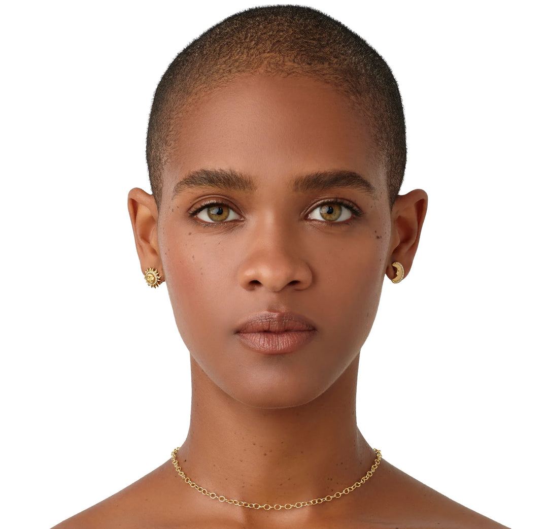 18K SOLE LUNA EARRINGS